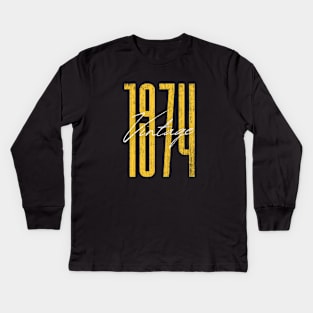 1974 Kids Long Sleeve T-Shirt